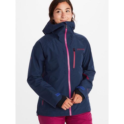 Marmot Ski Jacket Navy NZ - Bariloche Jackets Womens NZ9736208